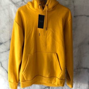 Zara hoodie yellow, Zara oversized hoodie size S